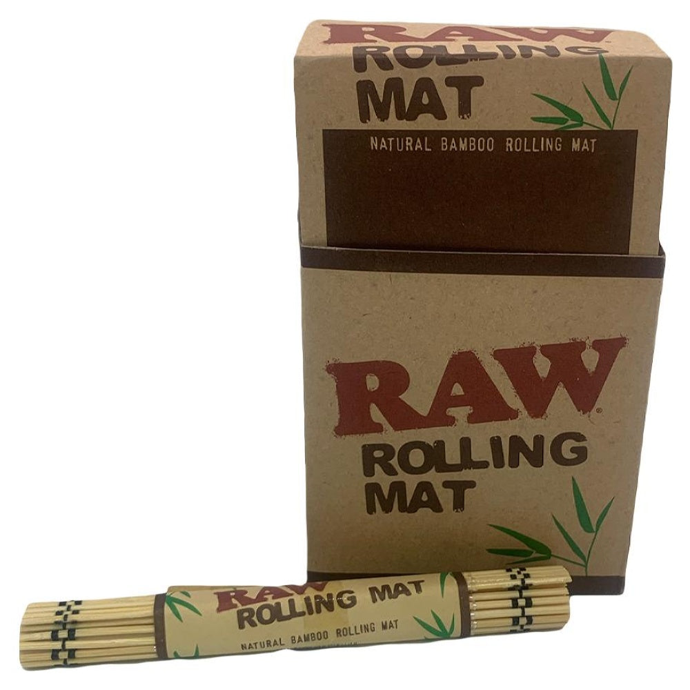 RAW Bamboo Rolling Mats Box of 24