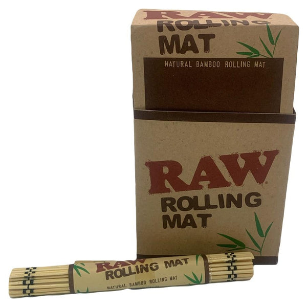 RAW® - Bamboo Rolling Mat - Display of 24, HS Wholesale